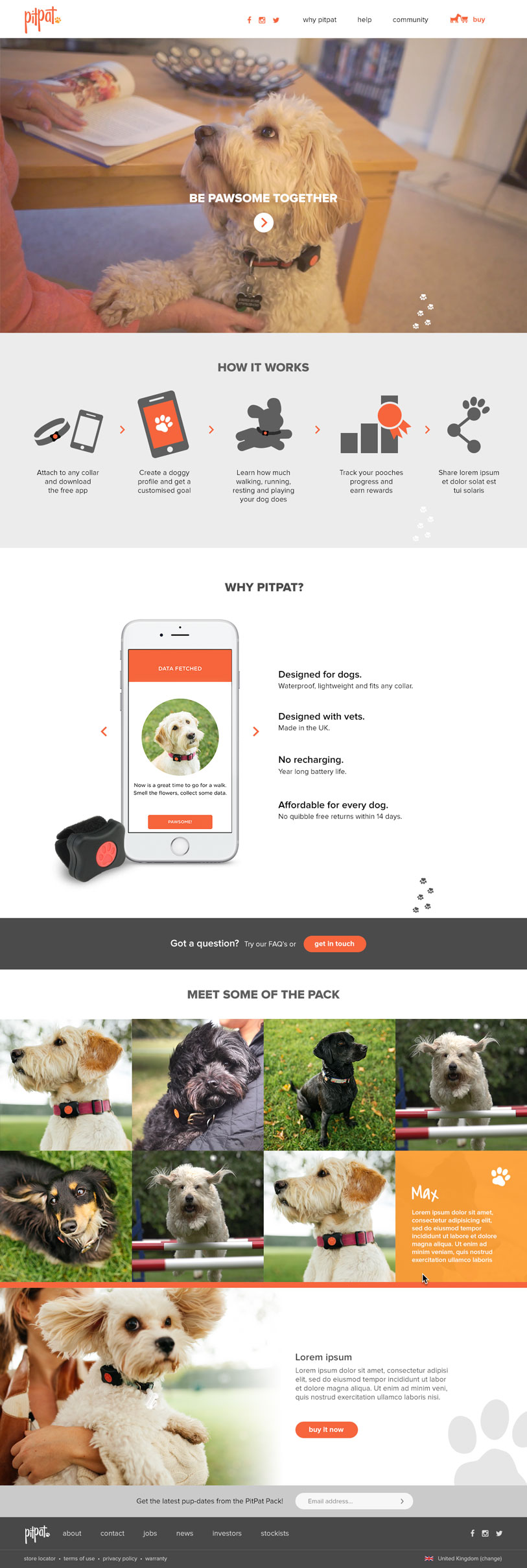 PitPat Website